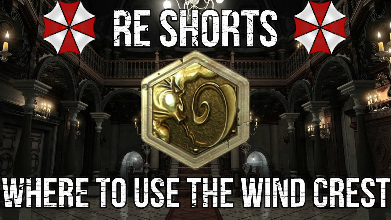 Where to use the Wind Crest Resident Evil REmaster Shorts YouTube
