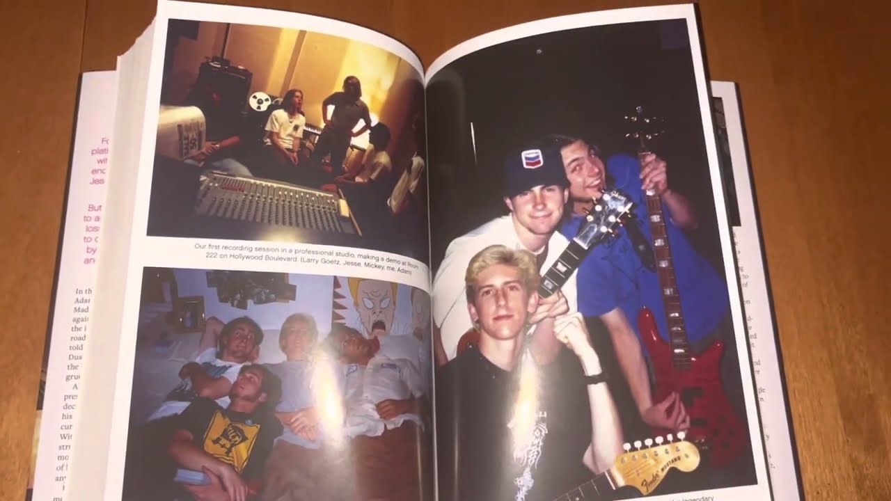 New Maroon 5 Harder To Breathe Book  - By Ryan Dusick