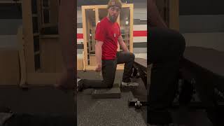 Half kneeling hamstring lift off