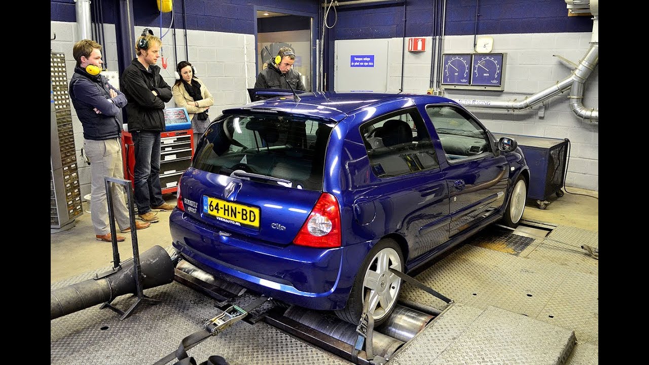 preview shoes Op de rollenbank - Renault Clio 2.0 Sport