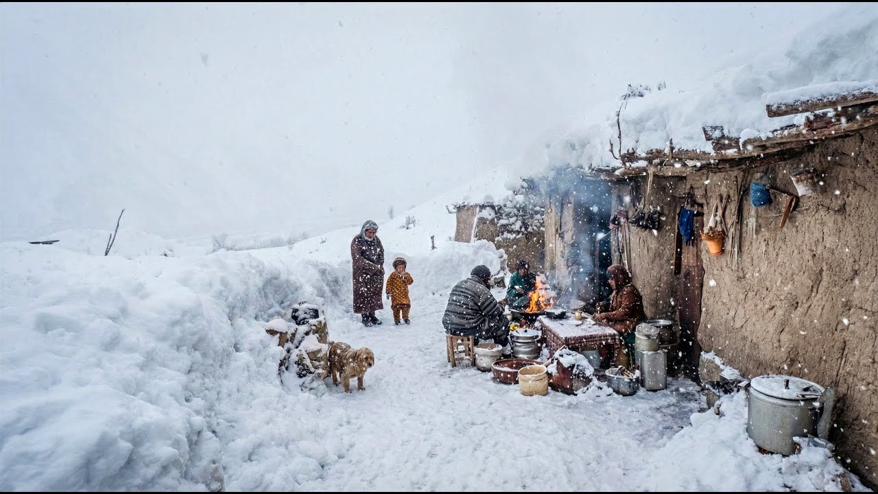 Surviving the Coldest Winter in Afghanistan's Mountains | A Village Family's Story (Full Movie)