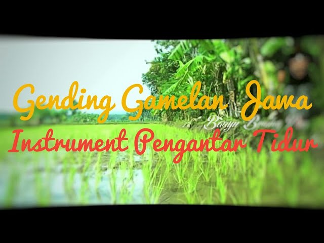 Instrumen Gending Jawa Pengantar Tidur dan Penenang Pikiran Part II | Spesial Kangen Deso class=