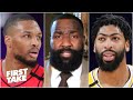 The Blazers had 'no answer' for Anthony Davis in Game 2 - Kendrick Perkins | First Take