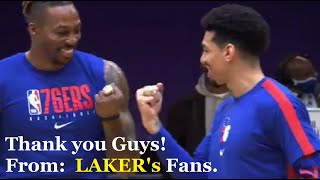 Dwight Howard and Danny Green Recieves Championshipn rings From Lakers!