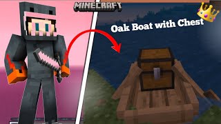 How to Make Oak Boat With Chest in Minecraft ! #anshubisht #minecraft