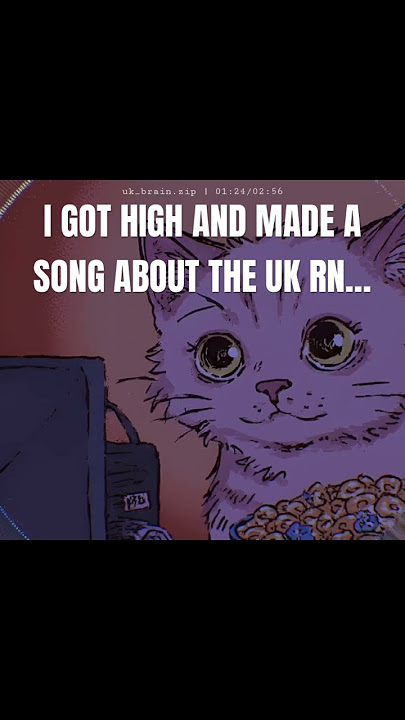 I got high and made a song about the uk rn… #hyperpop #dariacore