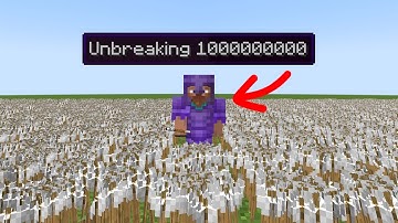 how to break unbreaking 1,000,000,000 netherite armor in 0.1 sec