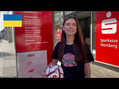 Oleksandra Loboda adresses Ukrainians in Nürnberg