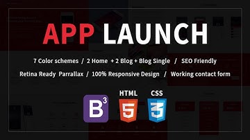 App Launch - App Landing Page HTML5 Template | Themeforest Website Templates and Themes