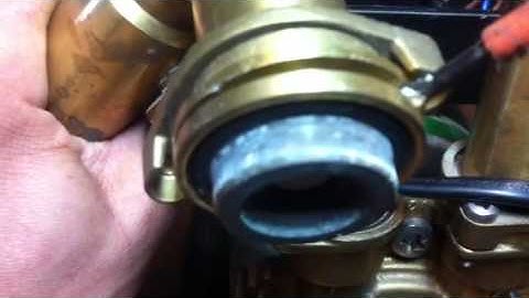 Changing the non return valves and filter on a Stuart turne
