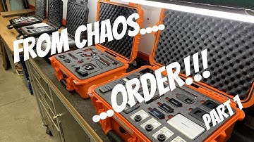 Tool Shed: Tool, GoPro, and Drone equipment organization and storage using Kaizen Foam. Part1