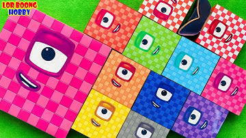 Meet Numberblocks NEW 1000 Puzzle Tetris Shape| ASMR chirping of birds