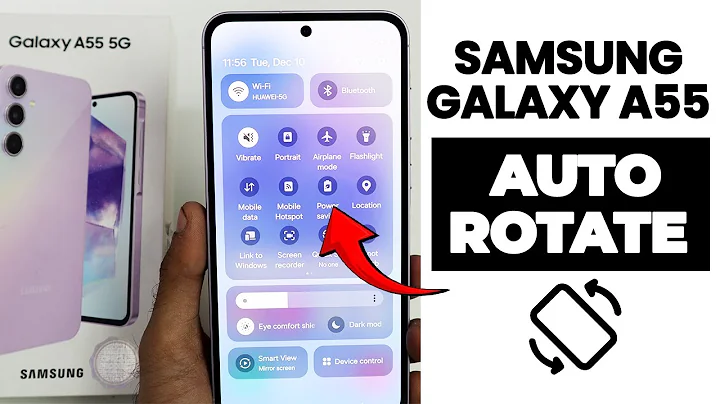Enable/Disable Auto Rotate On Samsung A35/A55 5G