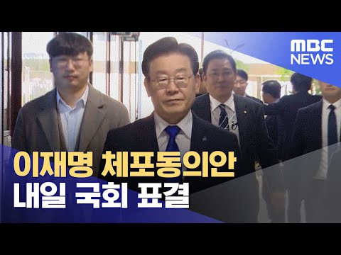 이재명 체포동의안 내일 국회 표결 (2023.02.26/12MBC뉴스)
