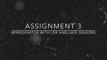 Assignment 3: Luxmeter & Aural Warning System in Refrigerator