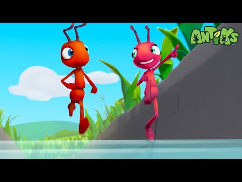🕷️Scary Spider Escape!!🐜 | [MULTI-LANGUAGE] | Antiks | Learn Languages with Kids Stories