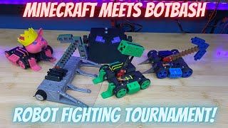 Minecraft-Themed Robot Combat Tournament!
