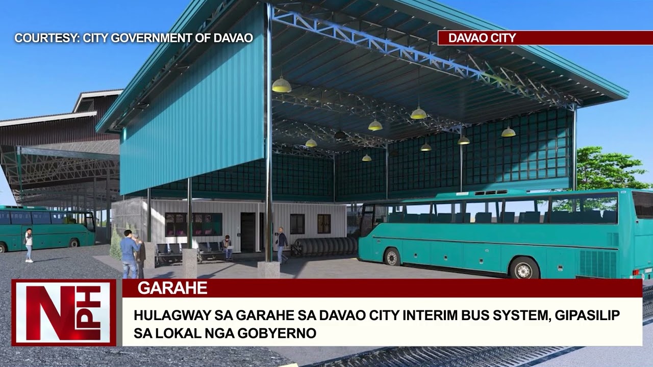 Hulagway sa garahe sa Davao City Interim Bus System, gipasilip sa lokal nga gobyerno