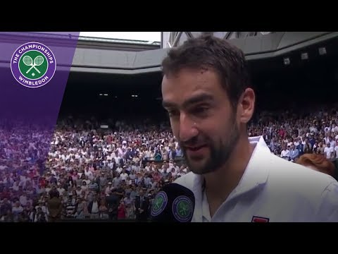 Marin Cilic Wimbledon 2017 final runner-up interview