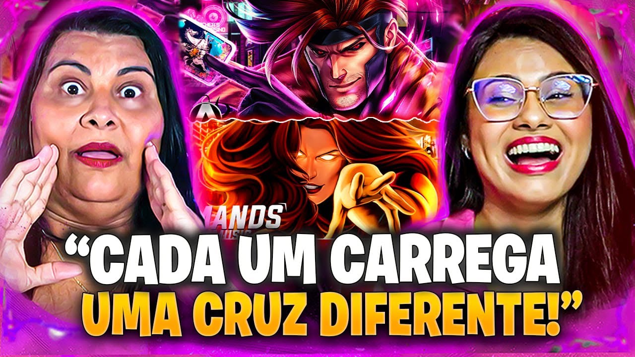 ELA SE SURPREENDEU! 😱 Gambit (X-Men '97) Anirap & Fênix | Jean Grey - Mands