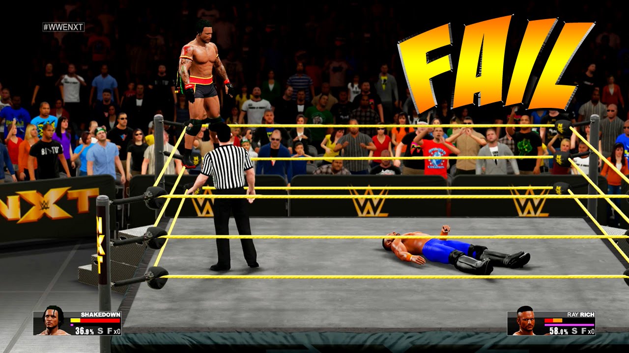 WWE 2K15 MyCareer 4 SIGNATURE MOVE FAIL WWENXT YouTube