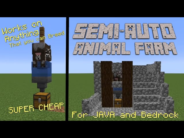 Minecraft Automatic Cow Farm