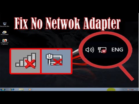 How to fix Missing  Network Adapter Problem in Windows 7 (Tagalog ) by using