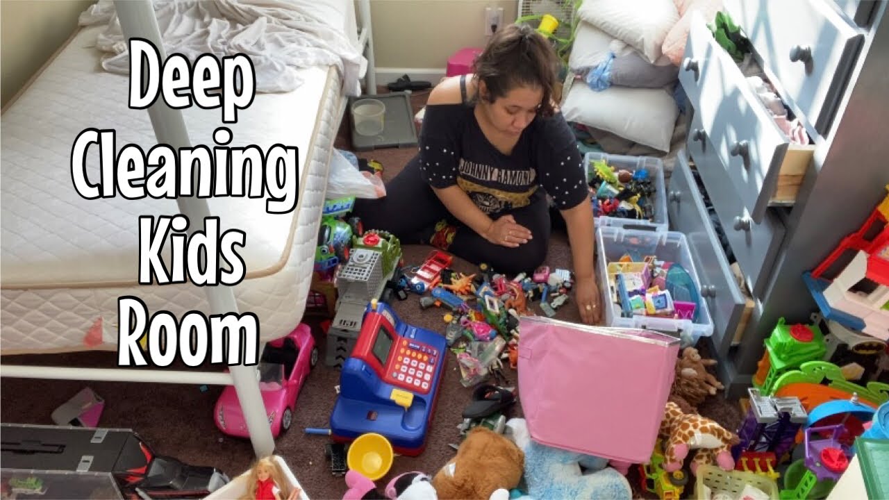 *New*Deep Cleaning My Kids Room