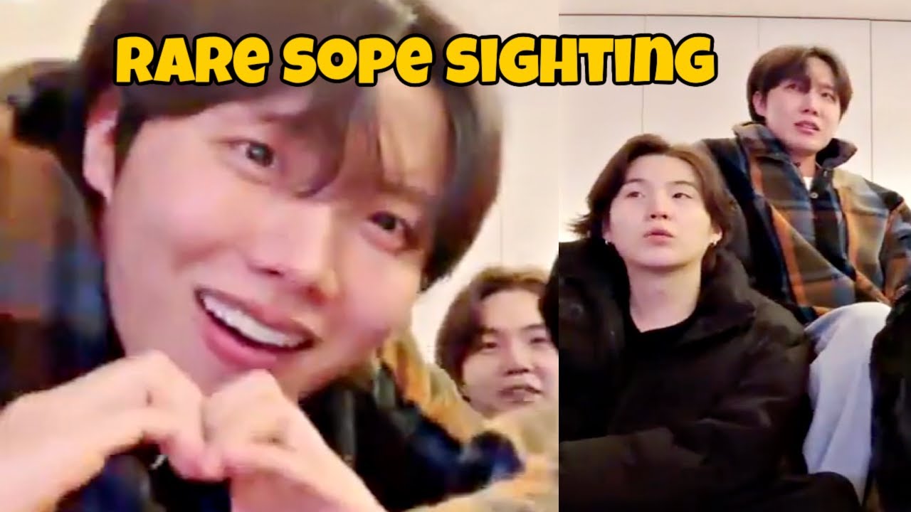 Hobi And Yoongi Fed ARMY With Rare SOPE Moment