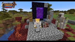 Preparations to go to the Nether - Minecraft Create Hardcore series Ep 2