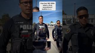 Cop Labels Him A First Amendment Auditor… Then Has NO Idea What That Means 😂  #firstamendment #cops