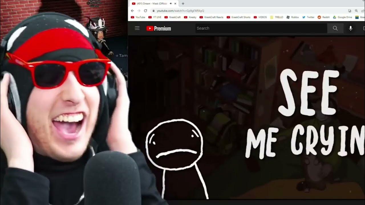 Kreekcraft Singing Dream Mask 🤣😂 YouTube