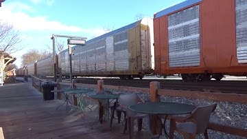 #2755 CSX Q276 Loaded Autorack train with #777 Leading