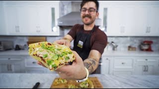 trying to make a loaded baked potato pizza