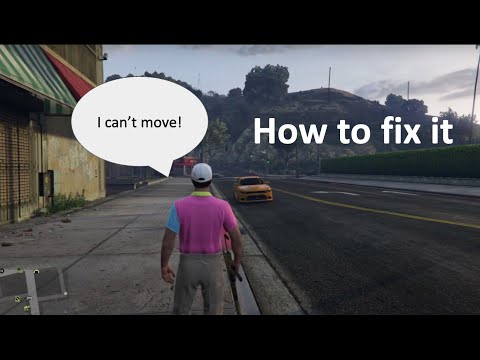 Character stuck not moving in GTA Online - how to fix it 