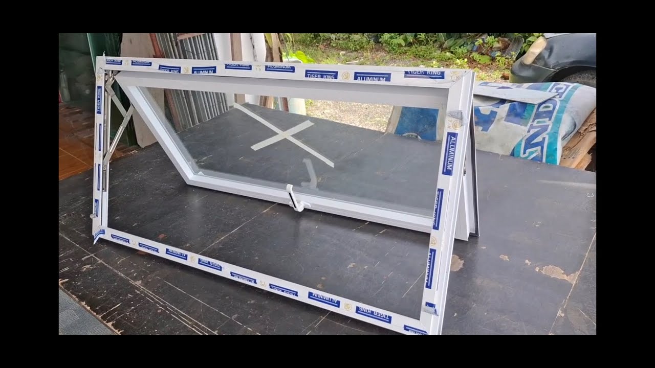 How to make casement awning windows 38series - YouTube