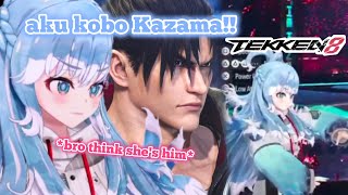 Kelakuan kocak Kobo main Tekken 8 sambil ikutin 'Kazama Style' pakai 3D modelnya [Hololive ID Clips]