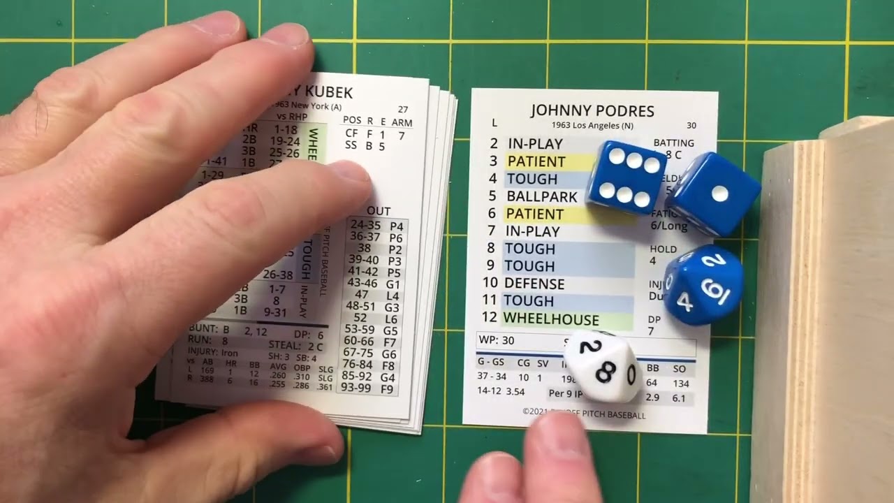 1963 World Series REPLAY game TWO:  Dodgers (Padres) @ Yankees (Downing) with Payoff Pitch Baseball