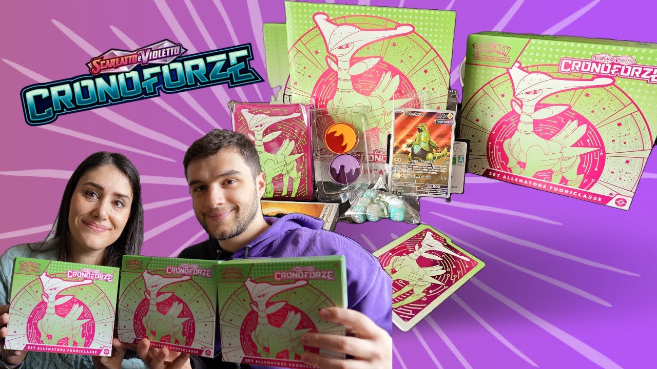 DUE CARTE PROMO?! Apriamo 3 ETB di Pokémon CRONOFORZE - YouTube