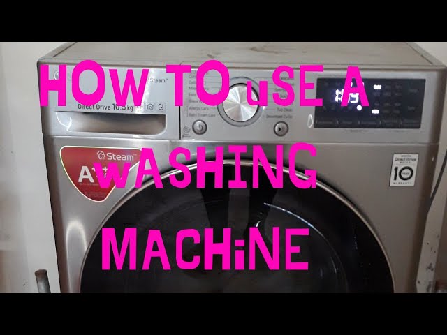 LG Dryer Using the Drying Rack 