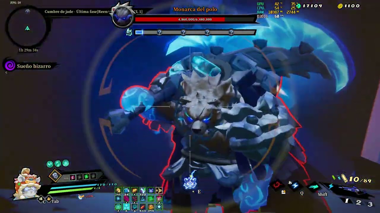 Gunfire Reborn - P.Monarch: 3 hits ko