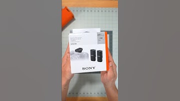 Sony ECM W3 Wireless Microphone Unboxing
