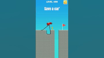 draw bridge puzzle level 497 to 500 #trending #viral #shortsfeed #drawing #gamer #cargames #gameplay