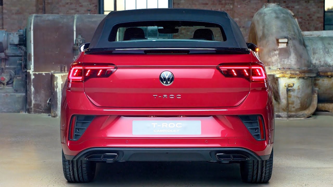 Новый компактный кроссовер Volkswagen T-Roc Cabriolet 2022 года