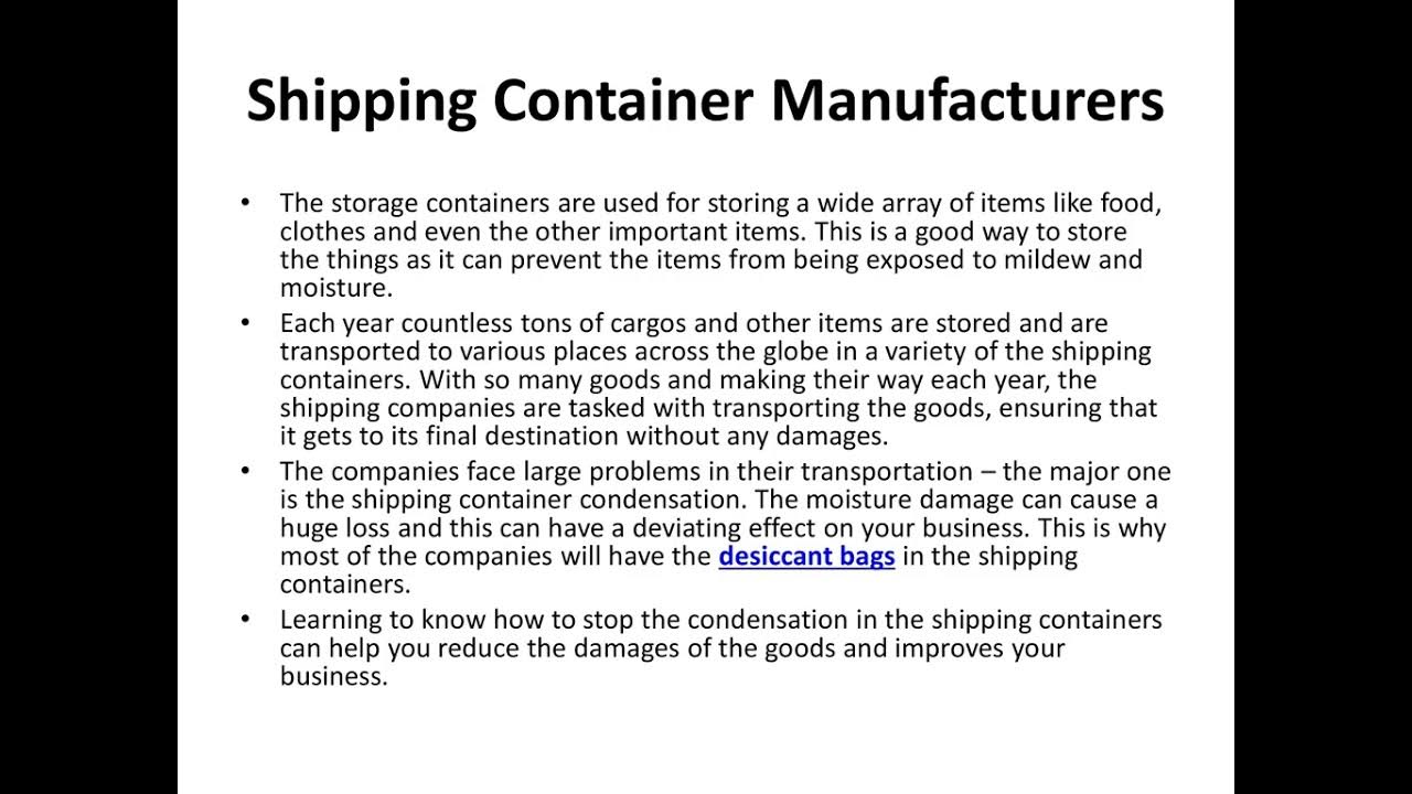 How do you keep moisture out of storage containers YouTube