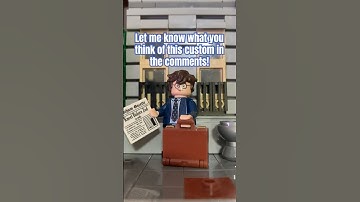 How to build a custom LEGO Clark Kent from Superman (2025) #lego #superman