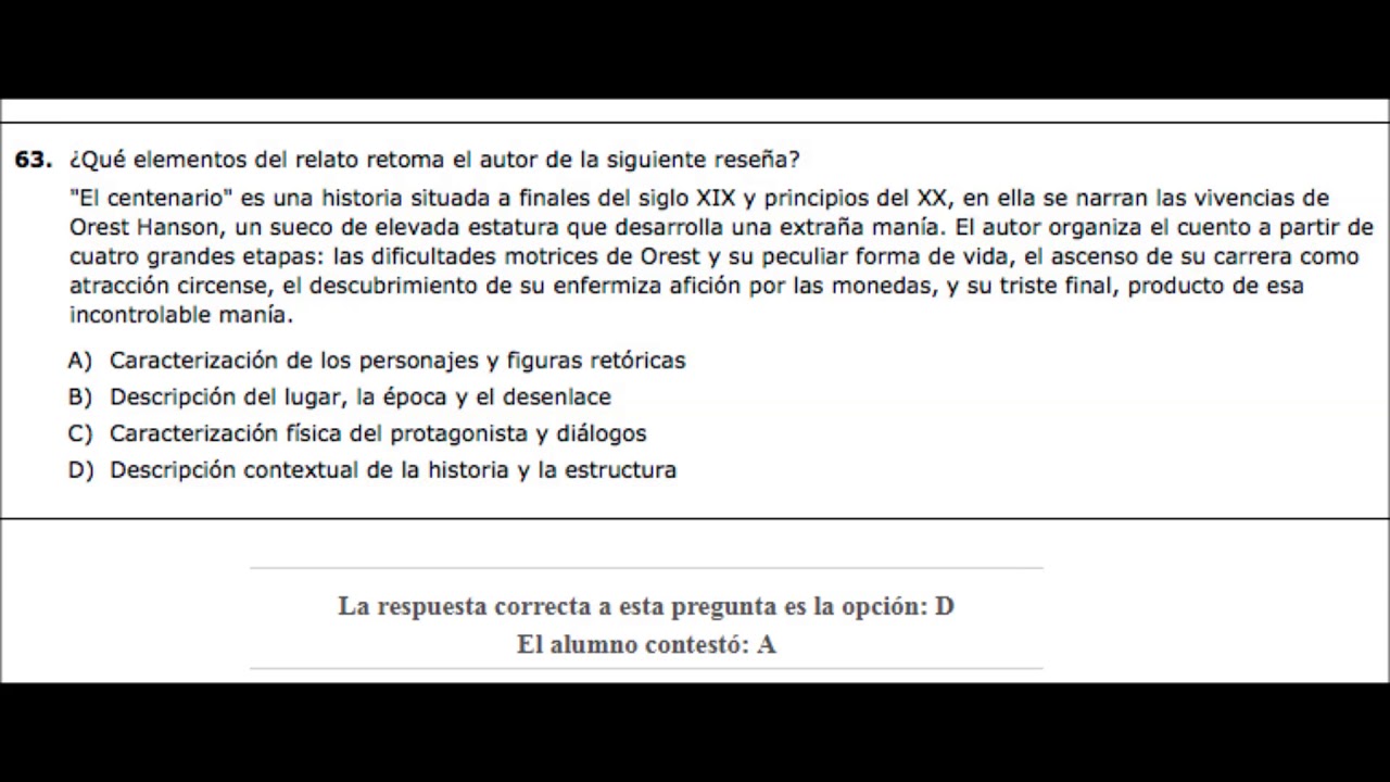 Respuestas Examen Planea 2016 Español :) - YouTube