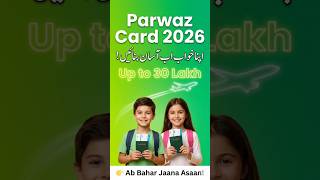 Parwaz Card Scheme 2026 30 Lakh Loan