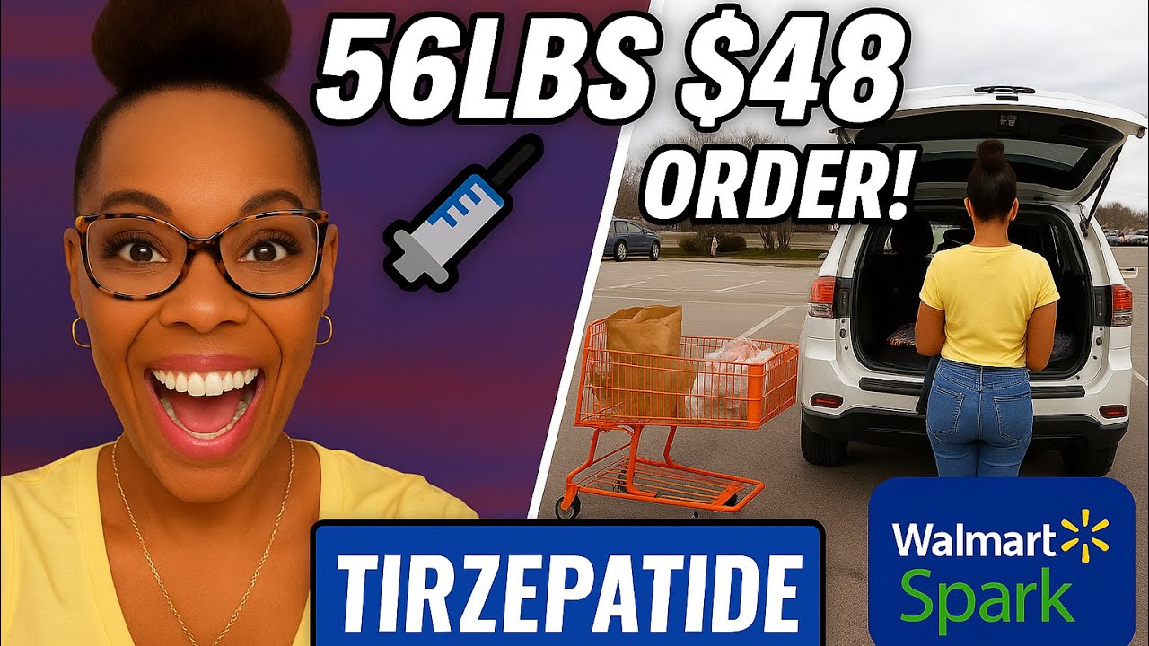 walmart tirzepatide Lost 56lbs on Tirzepatide + My $48 Spark Shopping Order! 💉💪