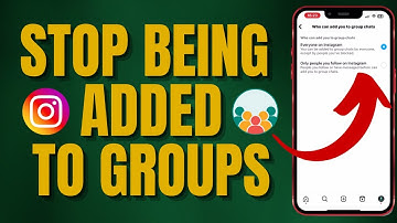 How To Stop People From Adding You To Groups In Instagram